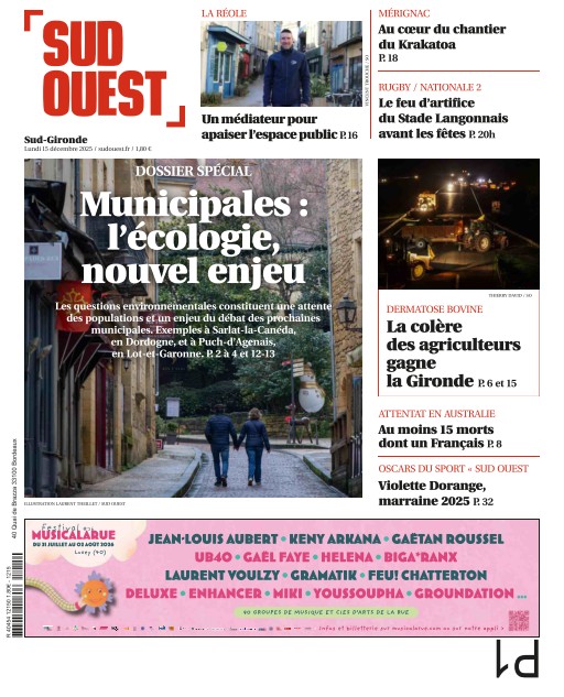 couverture de : Sud Ouest Sud Gironde
