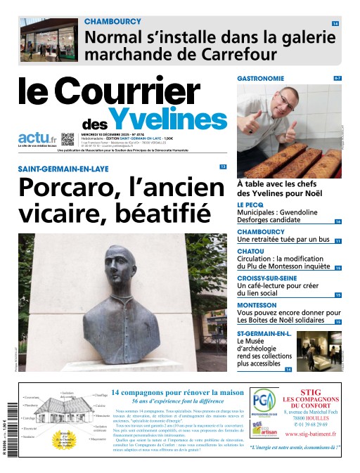 couverture de : Le Courrier des Yvelines Saint Germain